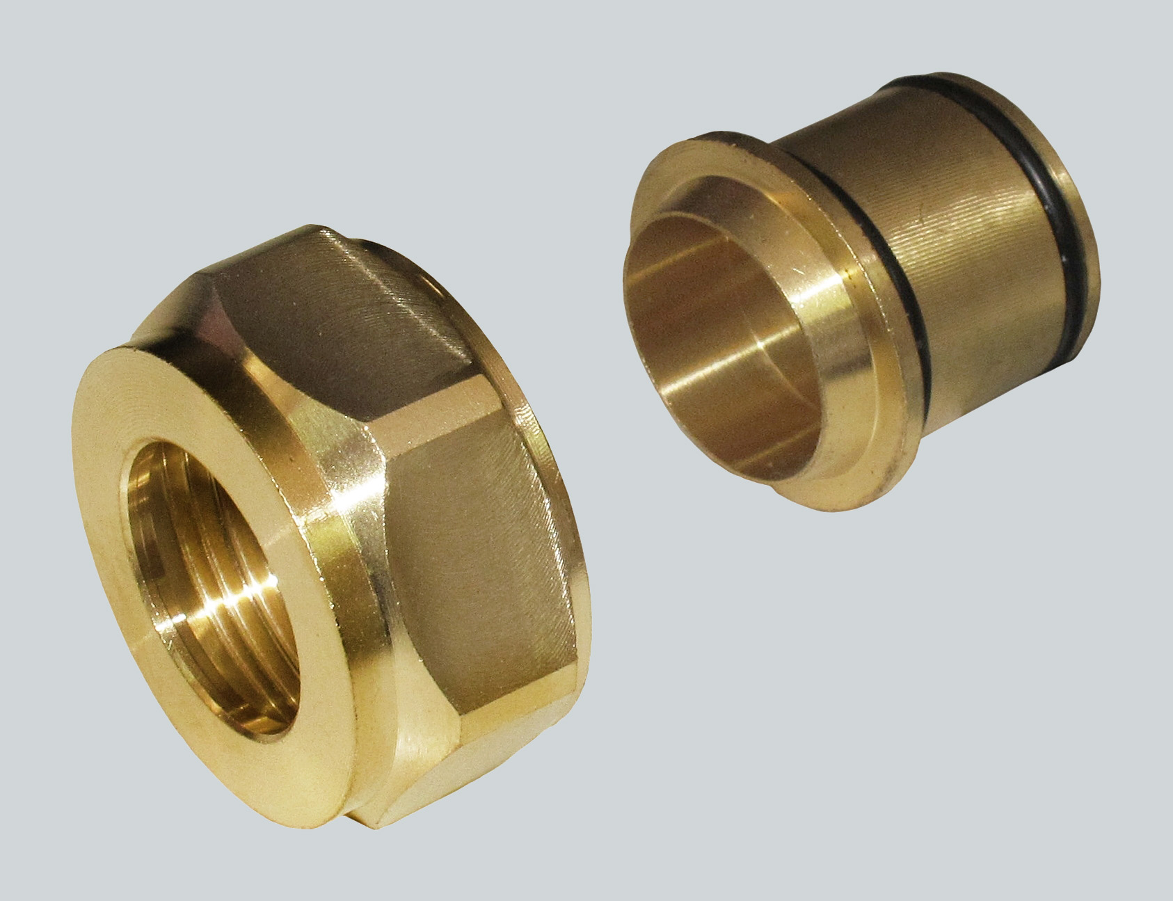 Reduction adapter set for copper pipe