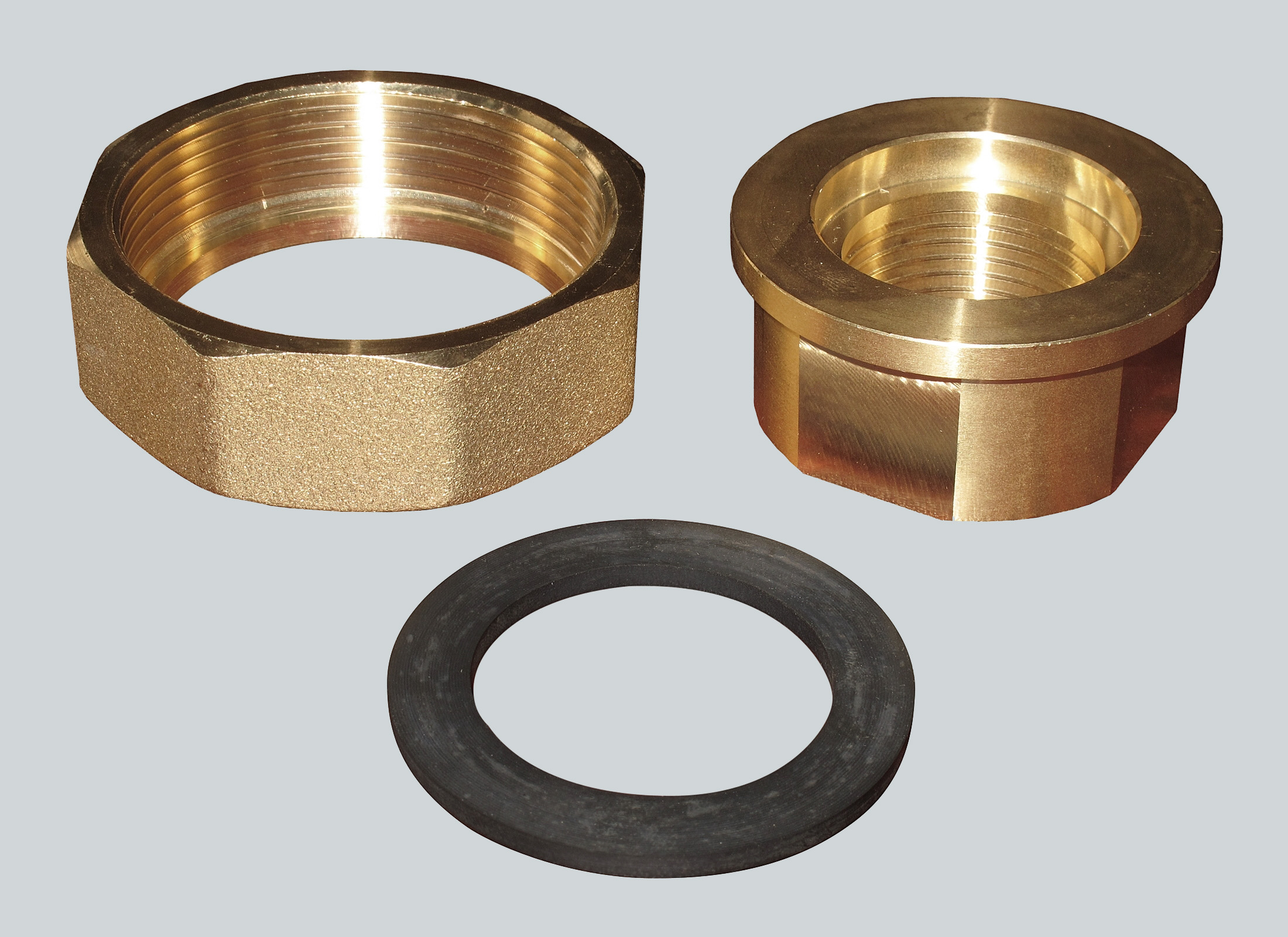 Set calotta 2”, guarnizione EPDM e raccordo femmina da 1”1/4 o 1”