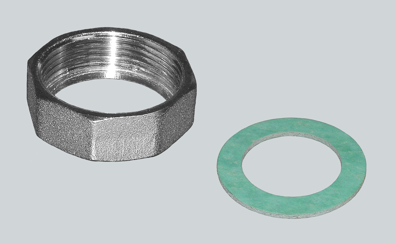 Set calotta 1”1/2 e guarnizione in fibra