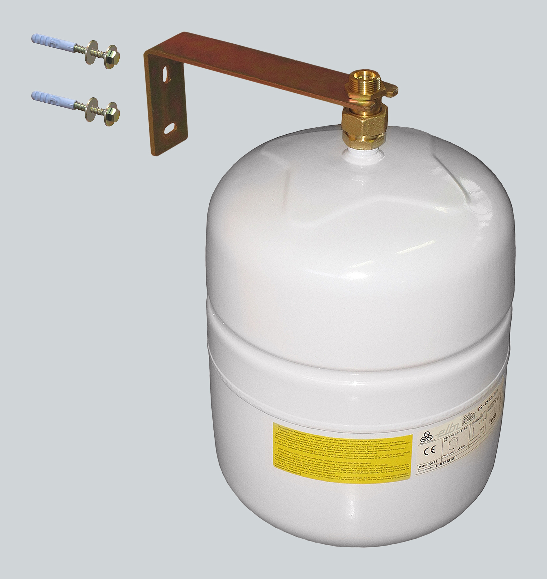 Set ModvSol pressure expansion vessel with fixing bracket